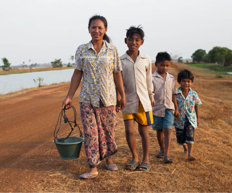 Charity: Water Family on Road